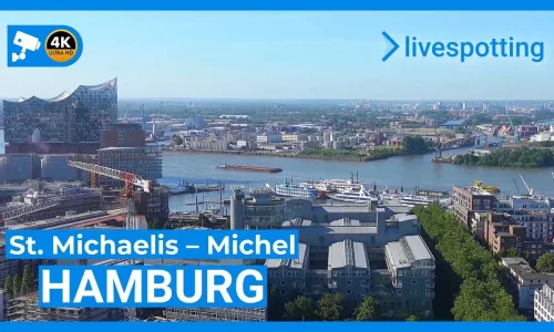 Hamburg Harbour from St. Michael's Church